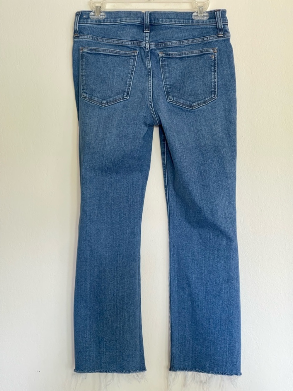 Madewell Mid-Rise Kick Out Crop Blue Jeans Size 28 - Picture 2 of 14